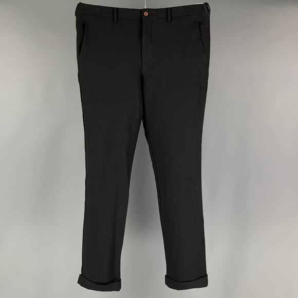 COMME des GARCONS HOMME PLUS Size XL Black Polyester Dress Pants - Picture 1 of 1